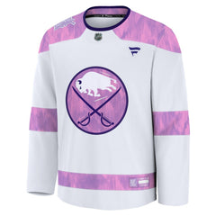 NHL Buffalo Sabres Fanatics 2024 Hockey Fights Cancer Practice Jersey - White