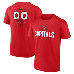 NHL,Custom Washington Capitals Personalized Name & Number Midfielder T-Shirt - Red