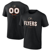 NHL,Custom Philadelphia Flyers Personalized Name & Number Midfielder T-Shirt - Black