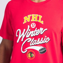 NHL Chicago Blackhawks lululemon 2025 NHL Winter Classic Soft Jersey T-Shirt - True Red