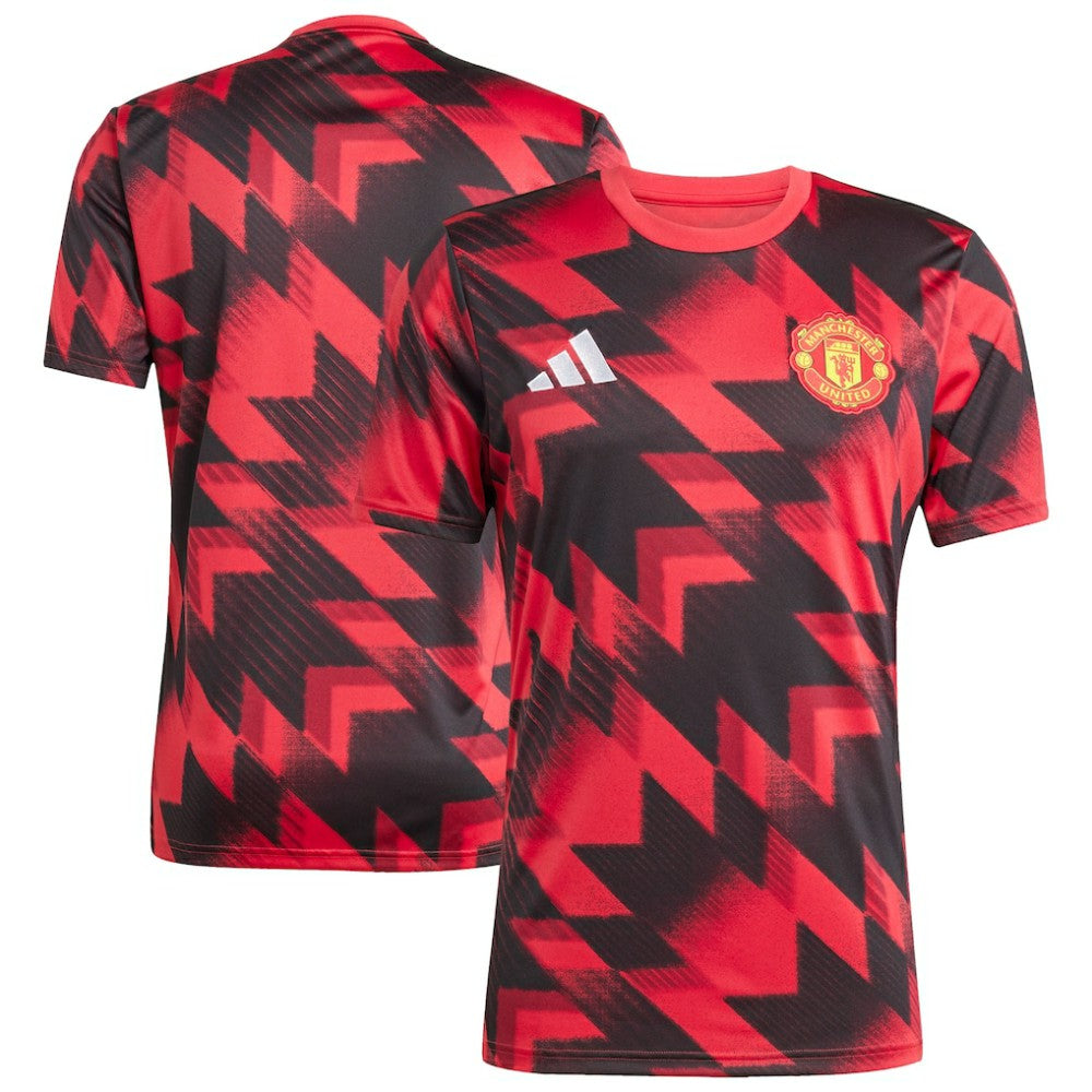 Manchester United 2025/26 AEROREADY Pre-Match Top Red