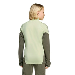 Real Madrid Youth 2025/26 Training AEROREADY Quarter-Zip Pullover Green