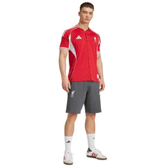 Liverpool Full-Button Baseball Jersey Red