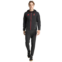 Liverpool 2025/26 Tiro Vis Tech Travel Jacket Black