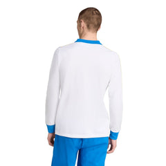 Real Madrid Terrace Icons Long Sleeve Polo White