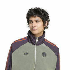 Bayern Munich Terrace Icons Half-Zip Jacket Green