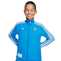 Real Madrid Youth Terrace Icons Full-Zip Track Jacket Blue