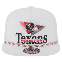 Houston Texans New Era Collide Golfer Snapback Hat White