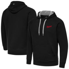 NHL Detroit Red Wings Antigua 2025 NHL Stadium Series Victory Pullover Hoodie - Black