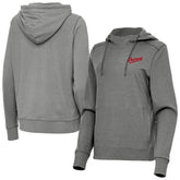 NHL Detroit Red Wings Antigua Women's 2025 NHL Stadium Series Justice Pullover Hoodie - Heather Black