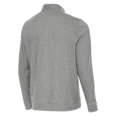 NHL Detroit Red Wings Antigua 2025 NHL Stadium Series Subtle Quarter-Zip Top - Heather Black
