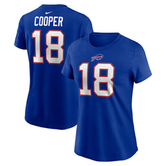 Amari Cooper Buffalo Bills Women's Player Name & Number T-Shirt Royal
