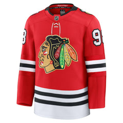 NHL Connor Bedard Chicago Blackhawks Fanatics Centennial Premium Player Jersey - Red