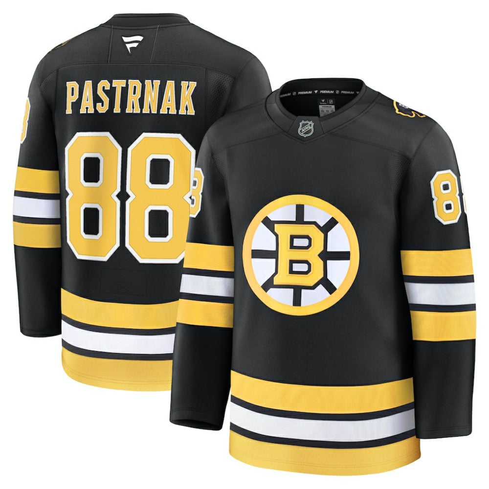NHL David Pastrnak Boston Bruins Fanatics Home Premium Player Jersey - Black