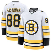 NHL David Pastrnak Boston Bruins Fanatics Away Premium Player Jersey - White