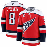 NHL Alexander Ovechkin Washington Capitals Fanatics Alternate Premium Player Jersey - Red