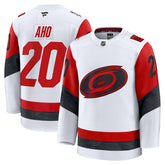 NHL Sebastian Aho Carolina Hurricanes Fanatics Away Premium Jersey - White