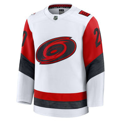 NHL Sebastian Aho Carolina Hurricanes Fanatics Away Premium Jersey - White