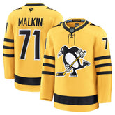 NHL Evgeni Malkin Pittsburgh Penguins Fanatics Alternate Premium Player Jersey - Gold