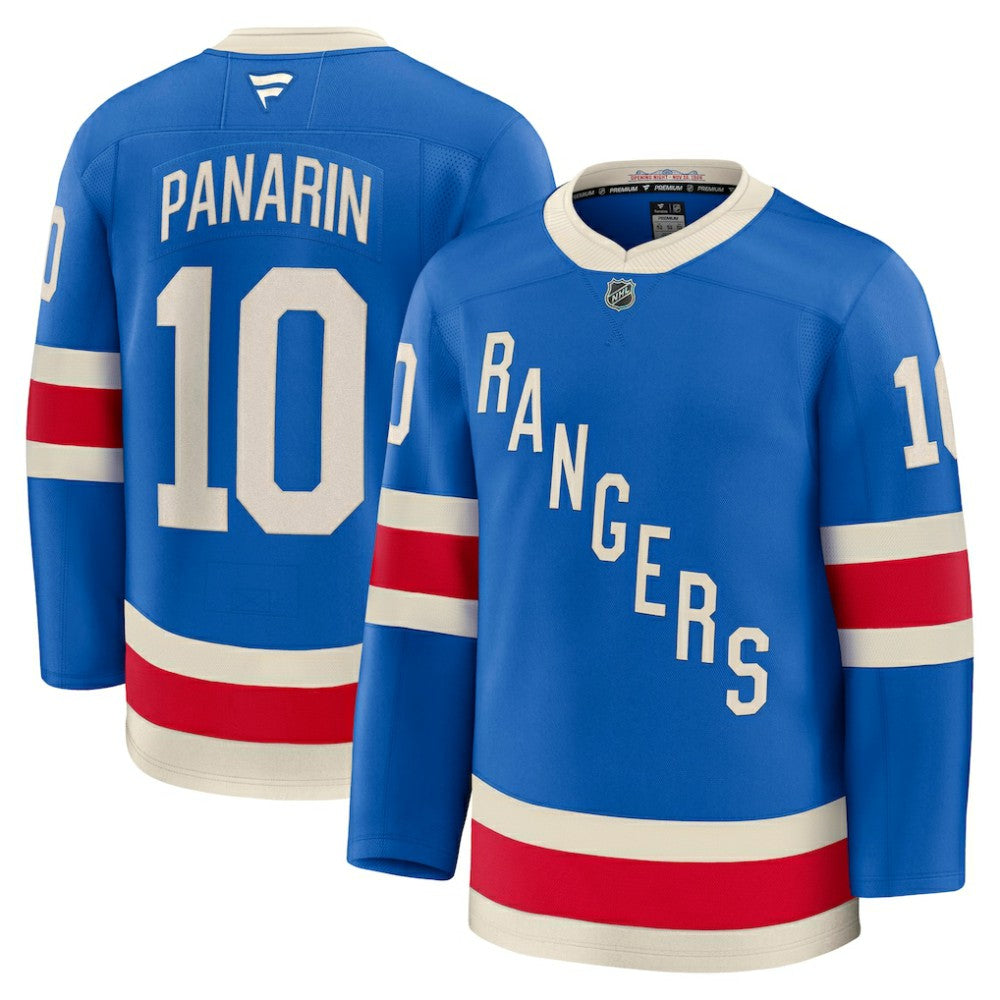 NHL Artemi Panarin New York Rangers Fanatics Centennial Premium Jersey - Blue