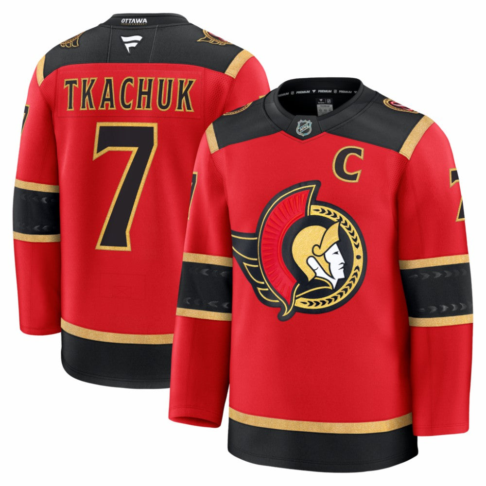 NHL Brady Tkachuk Ottawa Senators Fanatics Alternate Premium Jersey - Red