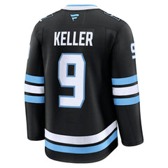 NHL Clayton Keller Utah Mammoth Fanatics Home Premium Player Jersey - Black
