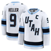 NHL Clayton Keller Utah Mammoth Fanatics Away Premium Player Jersey - White