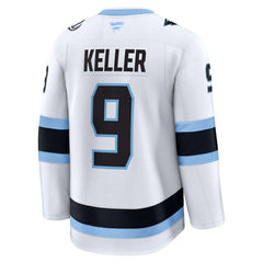 NHL Clayton Keller Utah Mammoth Fanatics Away Premium Player Jersey - White