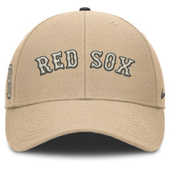 Boston Red Sox Nike Rise Adjustable Hat - Khaki Hats
