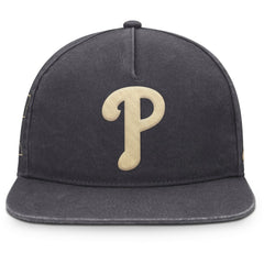 Philadelphia Phillies Nike Monotone Pro Adjustable Hat - Anthracite Hats