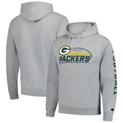 Green Bay Packers Starter Vintage Pullover Hoodie Heather Gray