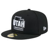 NHL Utah Mammoth New Era State Shape 1st Season 59FIFTY Fitted Hat - Black
