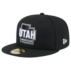 NHL Utah Mammoth New Era State Shape 1st Season 59FIFTY Fitted Hat - Black