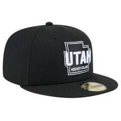 NHL Utah Mammoth New Era State Shape 1st Season 59FIFTY Fitted Hat - Black