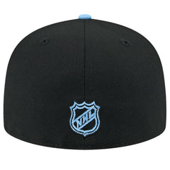 NHL Utah Mammoth New Era Lockup 1st Season 59FIFTY Fitted Hat - Black/Light Blue
