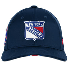 NHL New York Rangers Fanatics Youth 2025 NHL Draft Authentic Pro On-Stage Podium Adjustable Hat - Navy