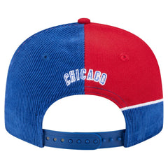 Chicago Cubs New Era Retro Split Corduroy Snapback Hat - Royal/Red Hats