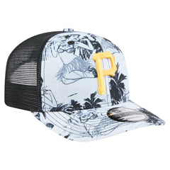 Pittsburgh Pirates New Era Hula Trucker 9SEVENTY Adjustable Hat - Black Hats