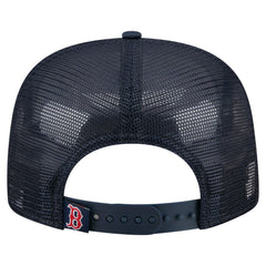 Boston Red Sox New Era Retro Satin Script Golfer Adjustable Hat - Navy Hats