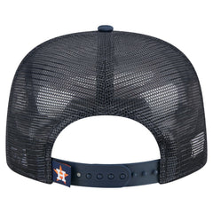 Houston Astros New Era Retro Satin Script Golfer Adjustable Hat - Navy Hats