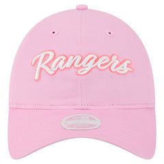 Texas Rangers New Era Women's Mother's Day 9TWENTY Adjustable Hat - Pink Hats
