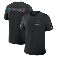 Dallas Cowboys Tall 2025 NFL Crucial Catch Tri-Blend Dri-FIT T-Shirt Black