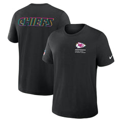 Kansas City Chiefs Tall 2025 NFL Crucial Catch Tri-Blend Dri-FIT T-Shirt Black