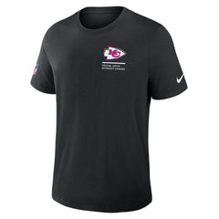 Kansas City Chiefs Tall 2025 NFL Crucial Catch Tri-Blend Dri-FIT T-Shirt Black