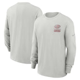 San Francisco 49ers Essential Heavy Max90 Long Sleeve T-Shirt Gray