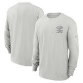 New York Jets Essential Heavy Max90 Long Sleeve T-Shirt Gray