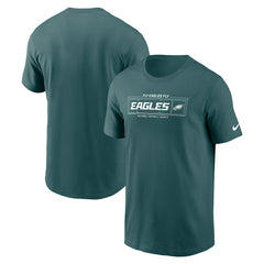 Philadelphia Eagles Primetime Local Essential T-Shirt Midnight Green