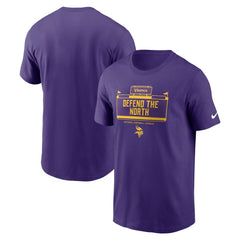 Minnesota Vikings Primetime Local Essential T-Shirt Purple