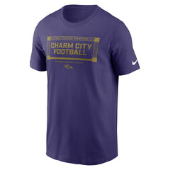 Baltimore Ravens Primetime Local Essential T-Shirt Purple