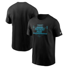 Carolina Panthers Primetime Local Essential T-Shirt Black